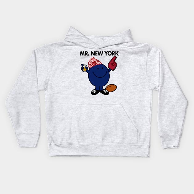 Mr. New York Kids Hoodie by unsportsmanlikeconductco